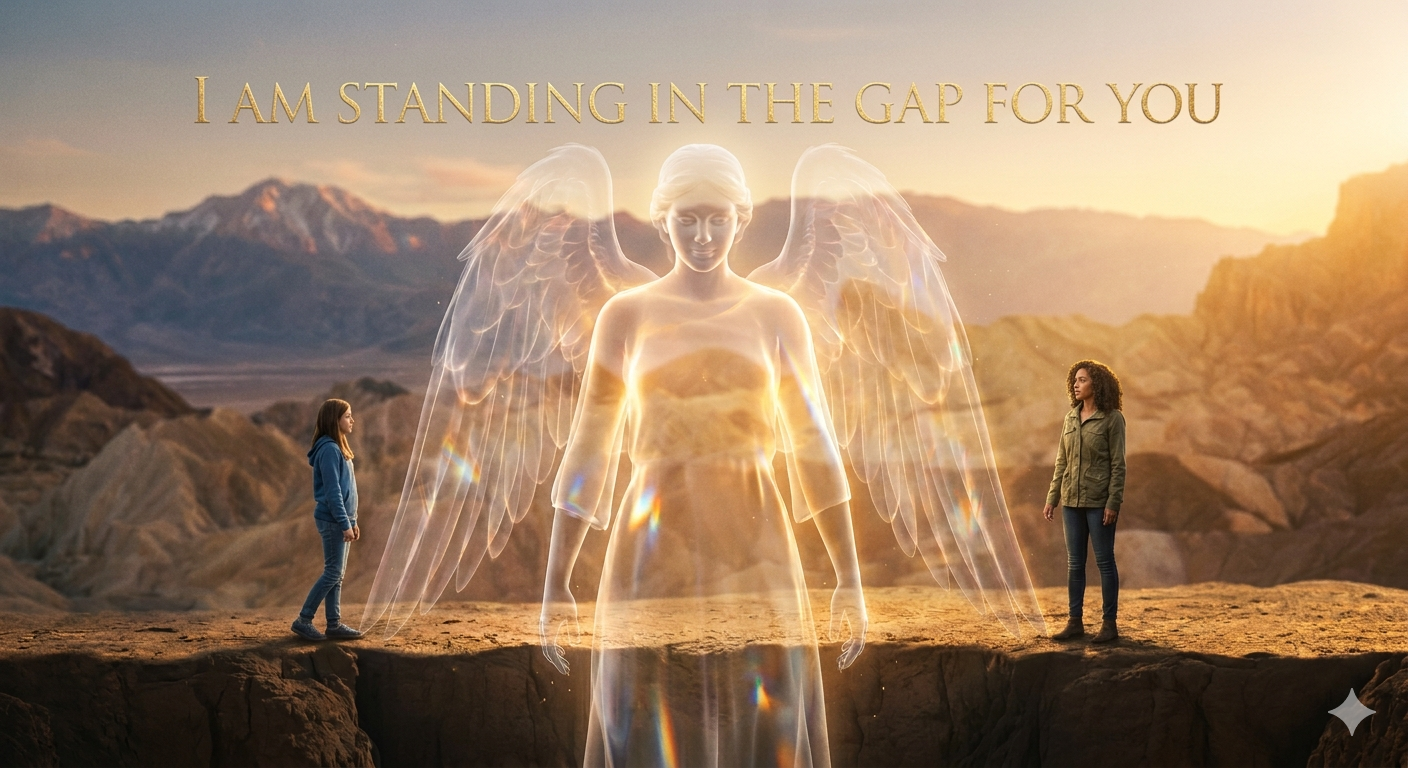 Standing in the Gap Angel Design